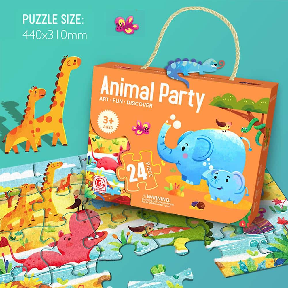 Puzzle 24 pcs Animal Party