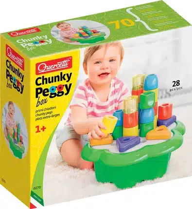 Quercetti Chunky peggy 28 pièces