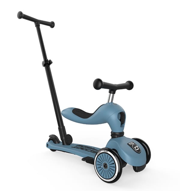 Scoot And Ride Highwaykick 1 Push And Go – Bleu Acier