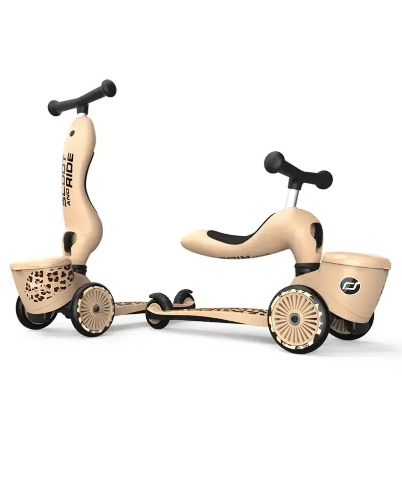 Scoot And Ride Trottinette 2en1 Highwaykick 1 Lifestyle – Leopard