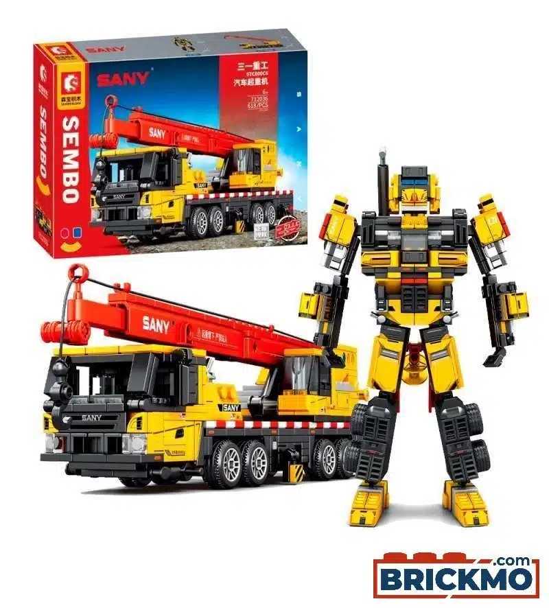 Sembo Blocs de construction robot 2 en 1