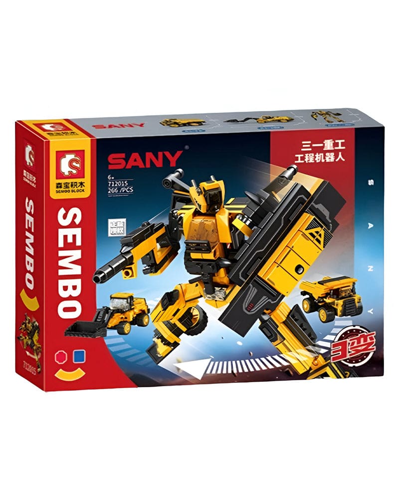 Sembo Blocs De Construction Robot de Combat Sany +6A