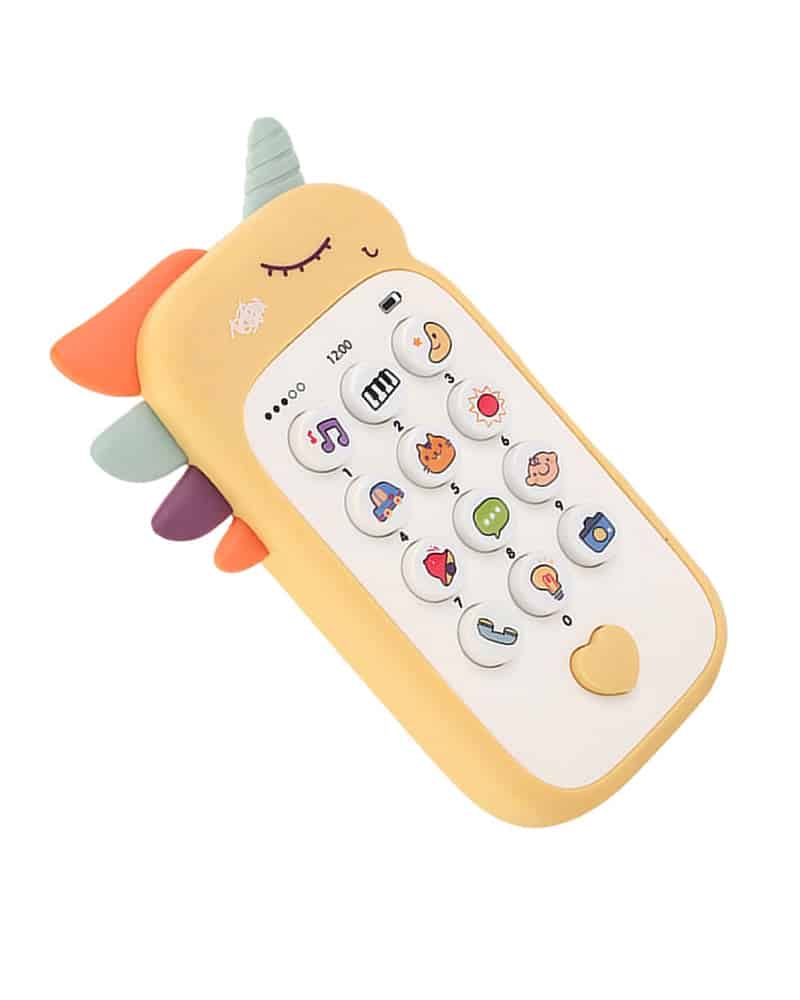 Téléphone Mobile Portable – Jaune