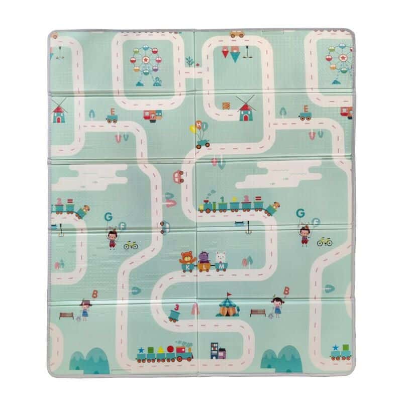 Tineo Tapis Deveil Reversible Animaux/Circuit