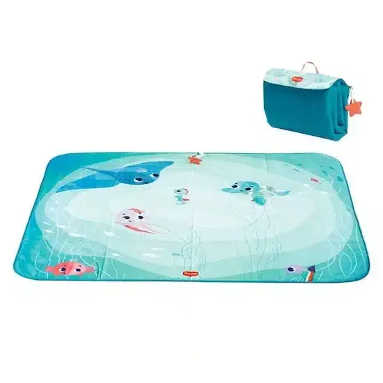 Tiny Love Tapis de Jeu Transportable Géant Trésor de l’ocean 0m+