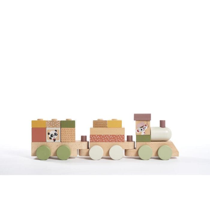 Tiny Love Train empilable en bois Boho chic