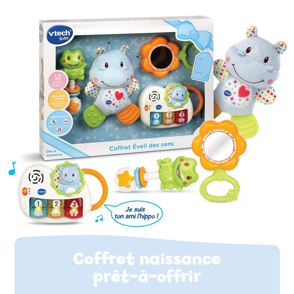 VTech Coffret naissance – Eveil des sens Bleu