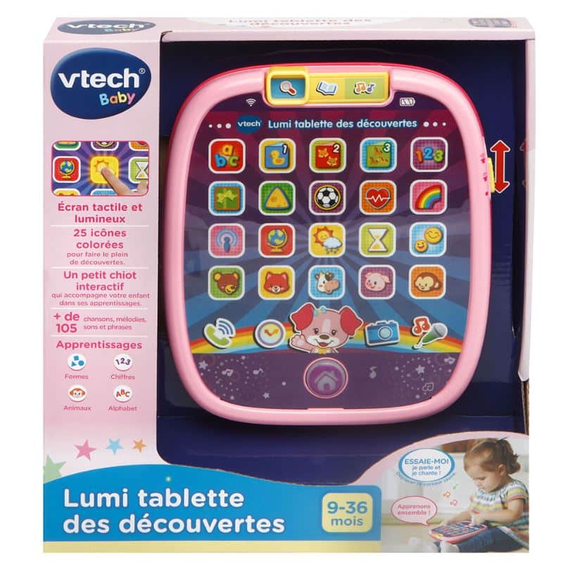VTech Lumi tablette des découvertes Rose
