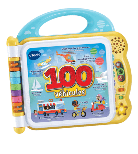 VTech Mon imagier bilingue 100 véhicules