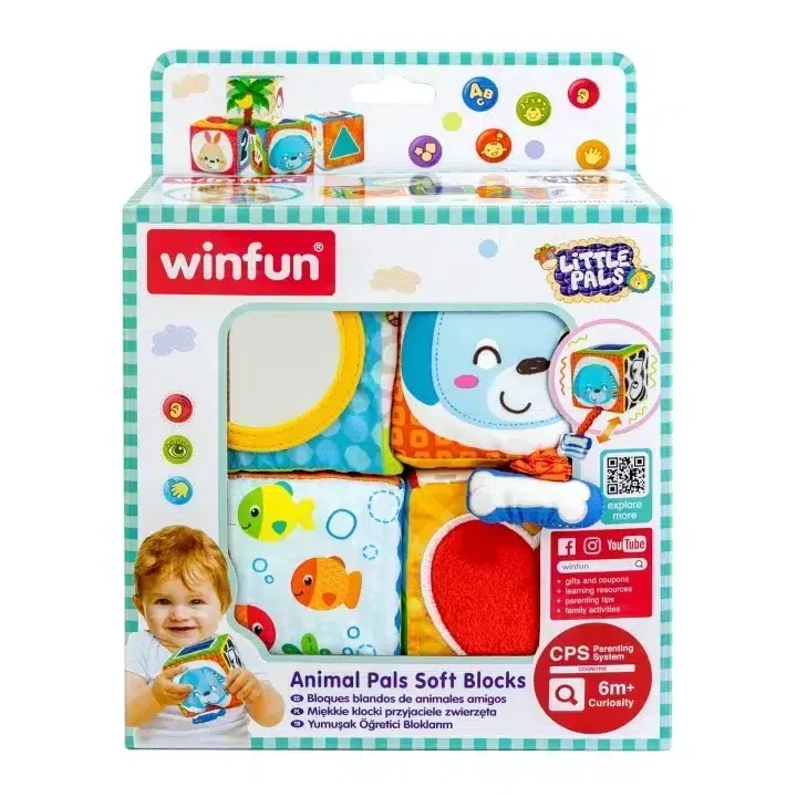 Winfun Blocs souples aux graphismes colorés
