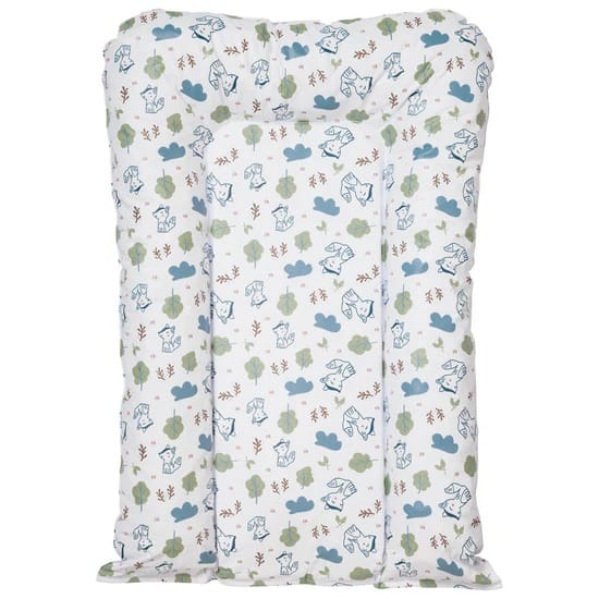 Babycalin Matelas à langer Flocons Greenland Renards – 50 × 70 cm
