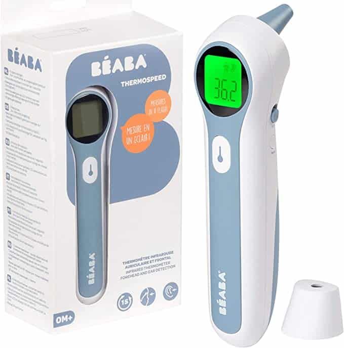 Beaba Thermomètre auriculaire/frontal infrarouge Thermospeed