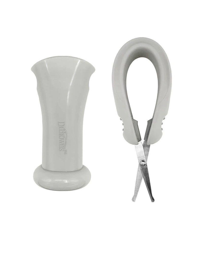 Dr. Brown’s Ciseaux à ongles Safe Squeeze avec étui de sécurité