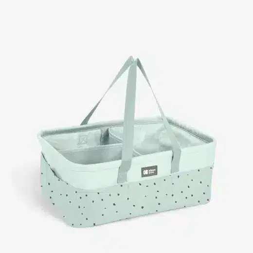 Kikkaboo Panier de rangement organisateur Bear with Me Mint