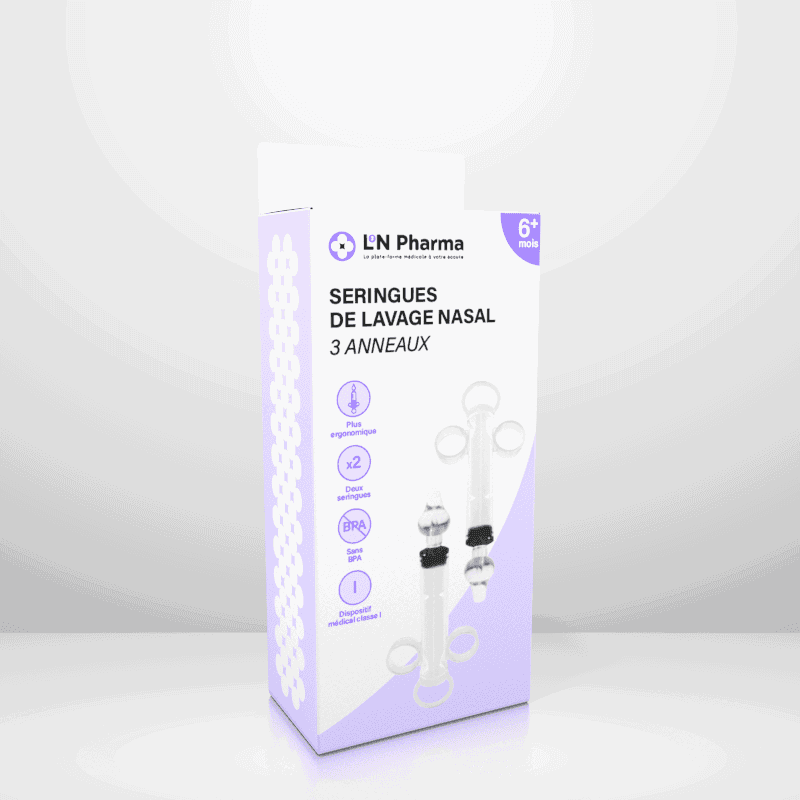 L2N Pharma Seringues de Lavage Nasal 3 Anneaux – Dès 6 mois