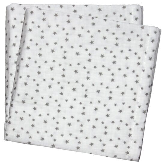 Les Chatounets Langes carrés mousseline Etoile 72×72 cm