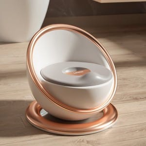 Pot de Toilette DeLuxe Bébé – Doré