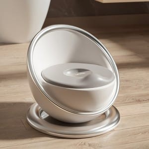 Pot de Toilette DeLuxe Bébé – Gris