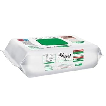Sleepy Easy Clean 1 Paquet de 100 Lingette de nettoyage Multi-Usages – Savon Blanc