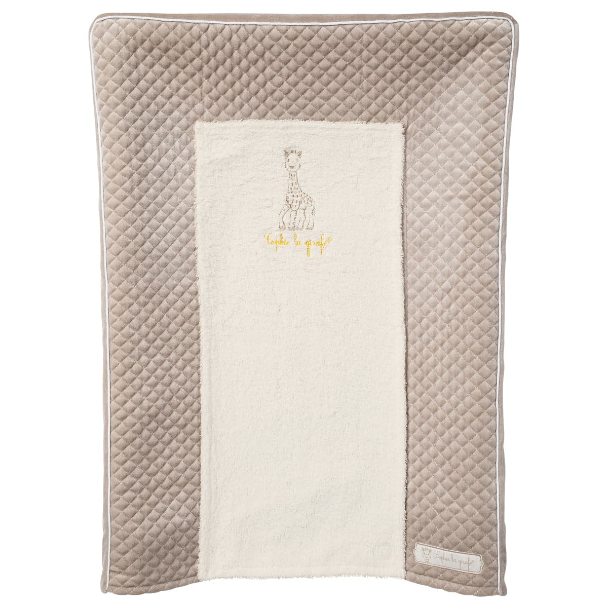 Sophie la Girafe Matelas à langer Luxe + Housse matelassée + Serviette brodée