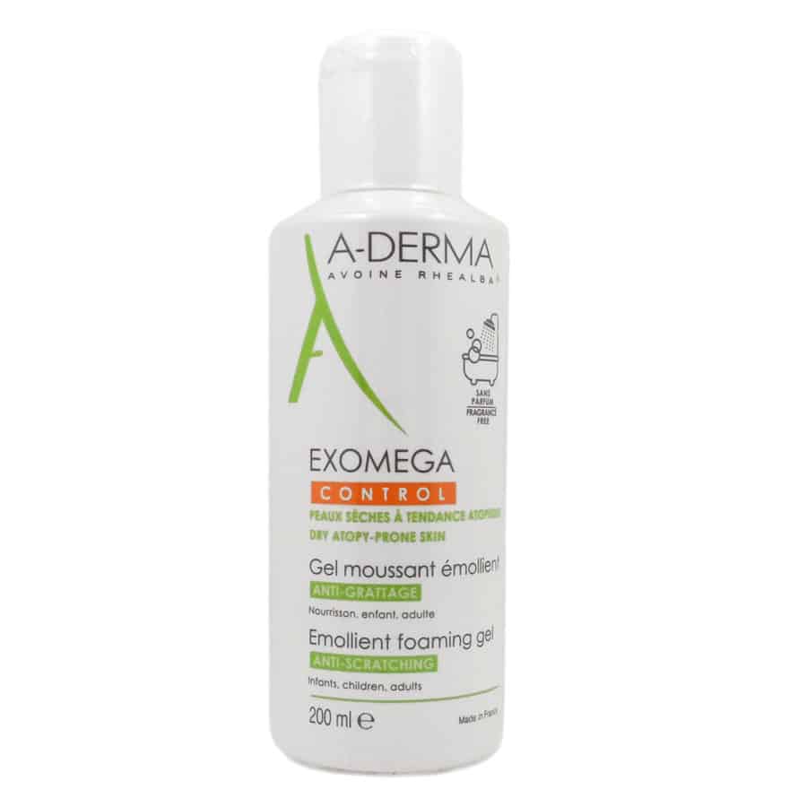 A-Derma Exomega Control gel moussant émollient 200ml