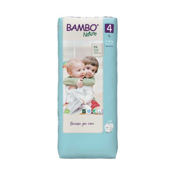 Bambo Nature Couches Taille 4 (7-14kg) 48un