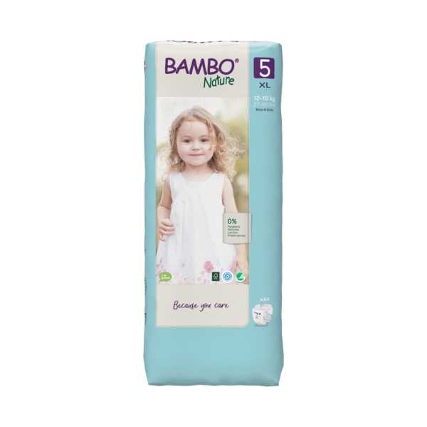 Bambo Nature Couches Taille 5 (12-18kg) 44un