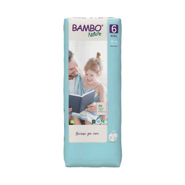 Bambo Nature Couches Taille 6 (+16kg) 40un