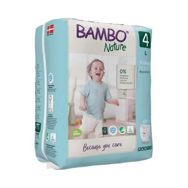 Bambo Nature Culotte d’apprentissage Taille 4 L (7-14kg) 20un