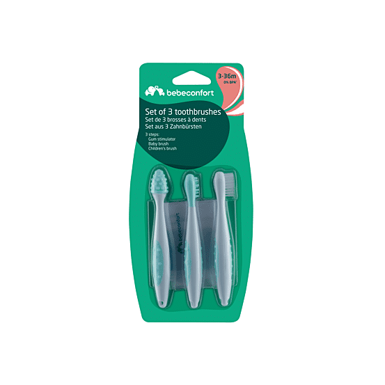 Bébé Confort Set brosses à dents avec étui (3 pièces)