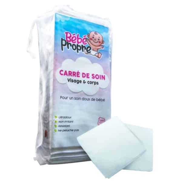 Bébé Propre Carré de Soin Visage & Corps 100 unités