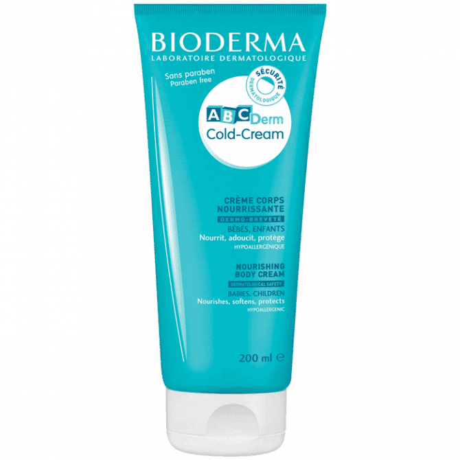 Bioderma ABCDerm Cold Cream Crème corps 200ml
