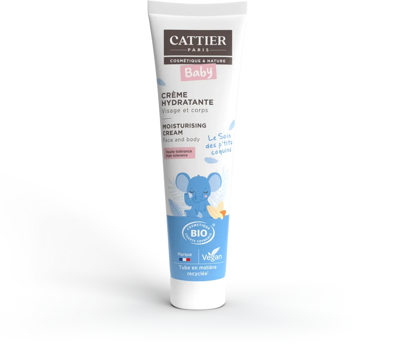 Cattier Bébé Crème hydratante visage et corps 100ml