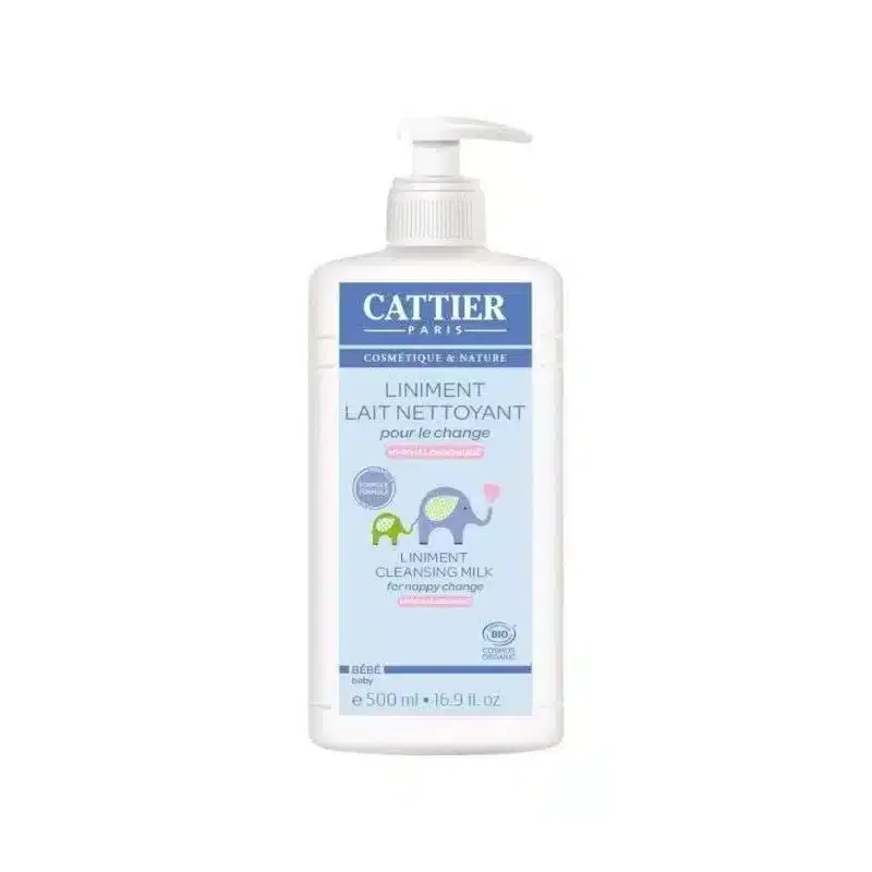 Cattier Liniment Lait Nettoyant Bio 500ml