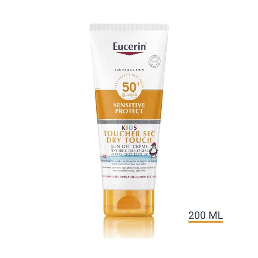 Eucerin Sun KIDS Gel-Crème Toucher Sec SPF 50+ 200ml dès 3mois
