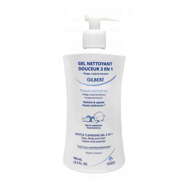 Gilbert Gel nettoyant douceur 3en 1 400ml