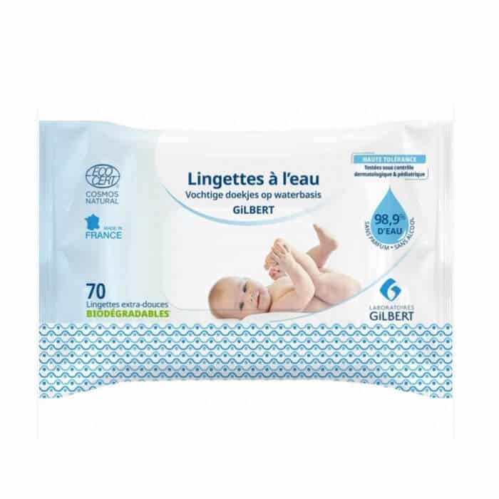 Gilbert Lingettes à l’Eau 70 unités