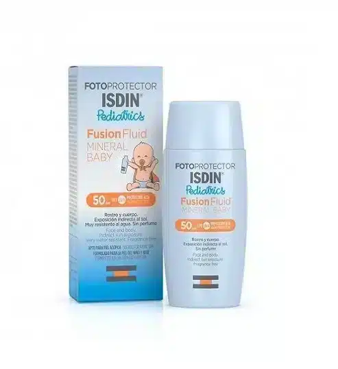 ISDIN Fotoprotector FusionWater Pediatrics mineral bébé SPF 50+ 50ml