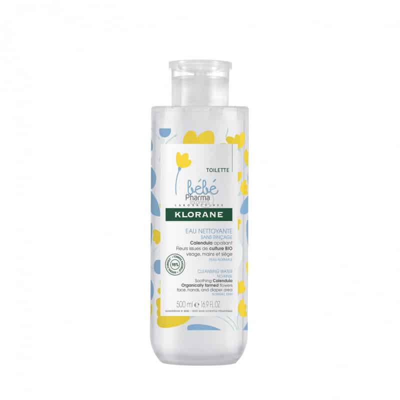 Klorane Bébé Eau nettoyante sans rinçage 500ml