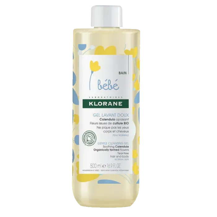 Klorane Bébé Gel Lavant Doux au Calendula 500ml