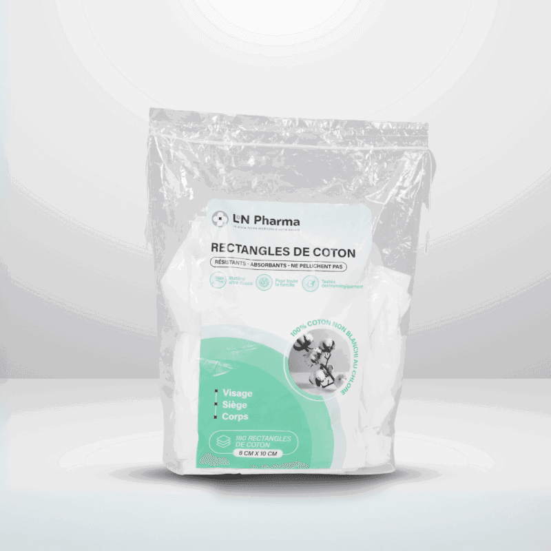 L2N Pharma Coton pads Bio 180 rectangles