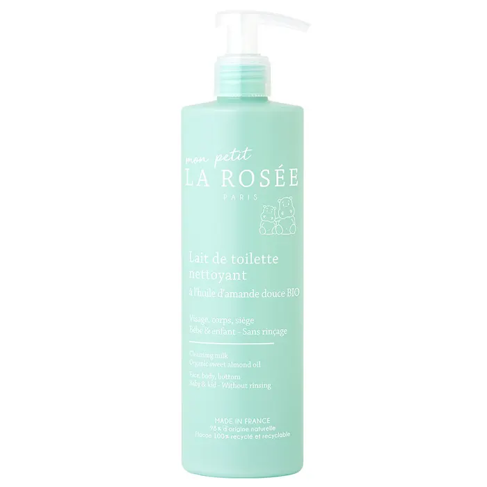 La Rosée Bébé Lait De Toilette Nettoyant A l’Huile d’Amande Douce Bio 400ml