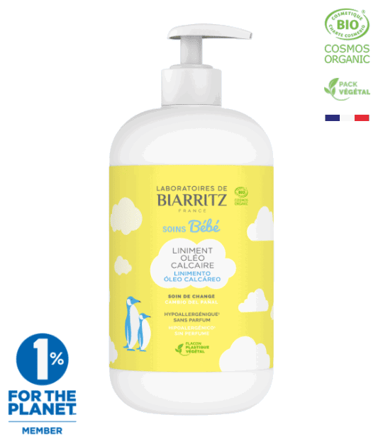 Laboratoires de Biarritz Liniment Oléo-Calcaire Bio 500 ml