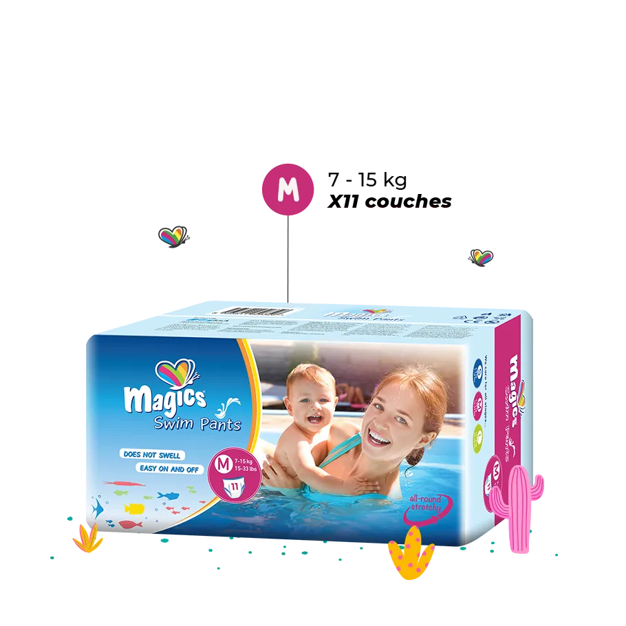 Magics Couches culottes de bain M 9-15kg