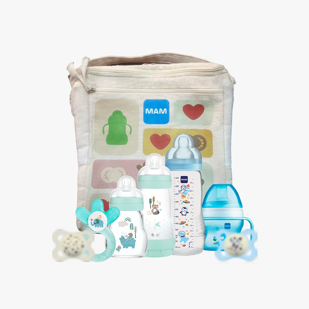 Mam Pack Grow up with Mam Bleu+ Sac poussette Offert