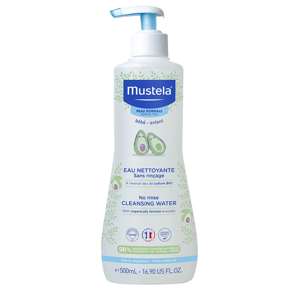 Mustela Eau Nettoyante Sans Rinçage Bio 500ml