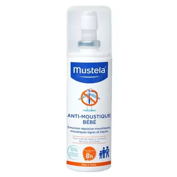 Mustela Emulsion Répulsive Moustiques – Visage et Corps – Dès 2 mois 100ml