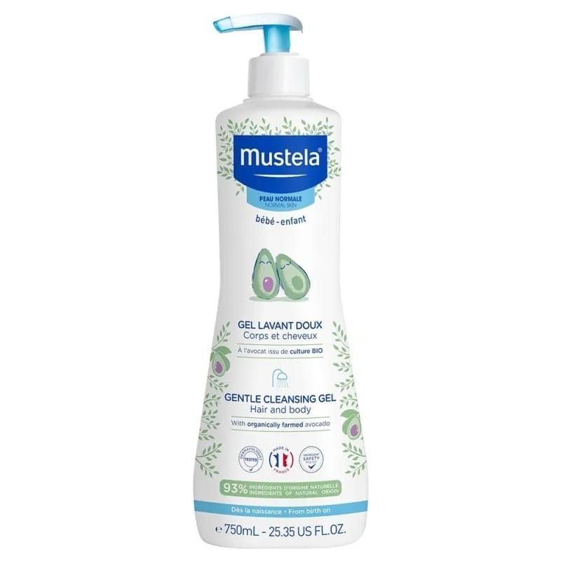 Mustela Gel Lavant Doux à l’Avocat 750ml