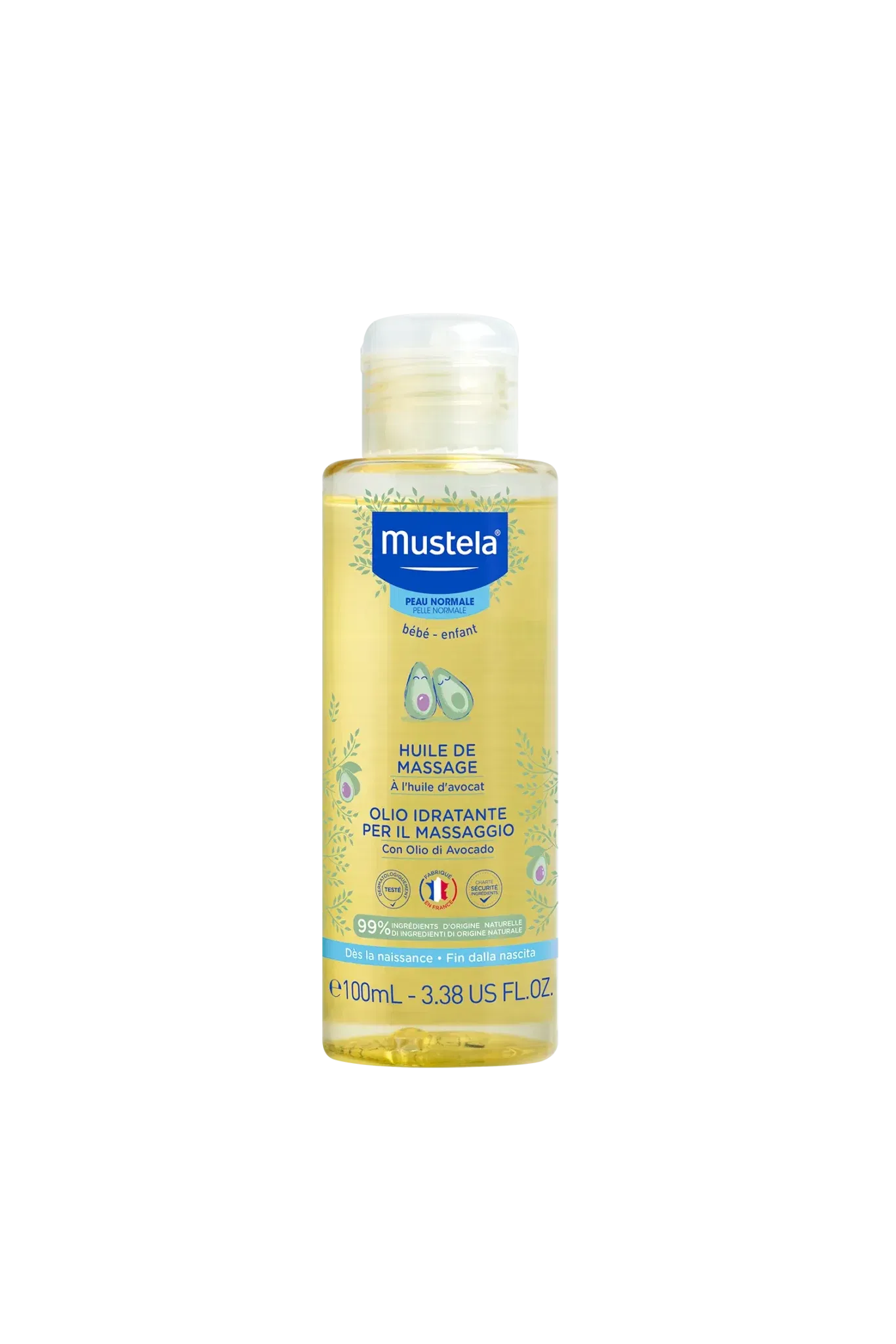 Mustela Huile de massage Bébé 100ml