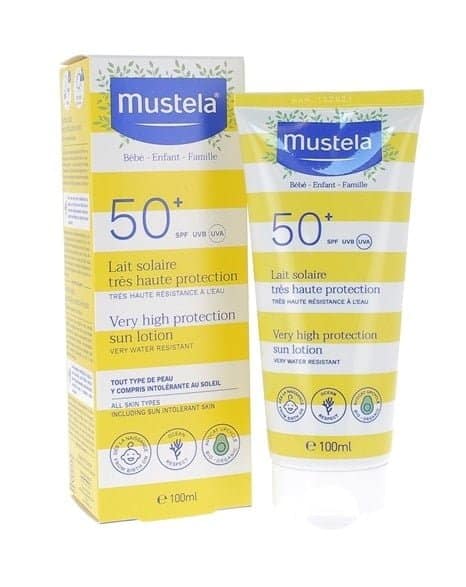 Mustela Lait Solaire Bébé-Enfant SPF 50+ 100ml
